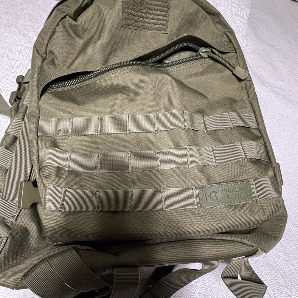 Highland Tactical Olive/Army color Backpack